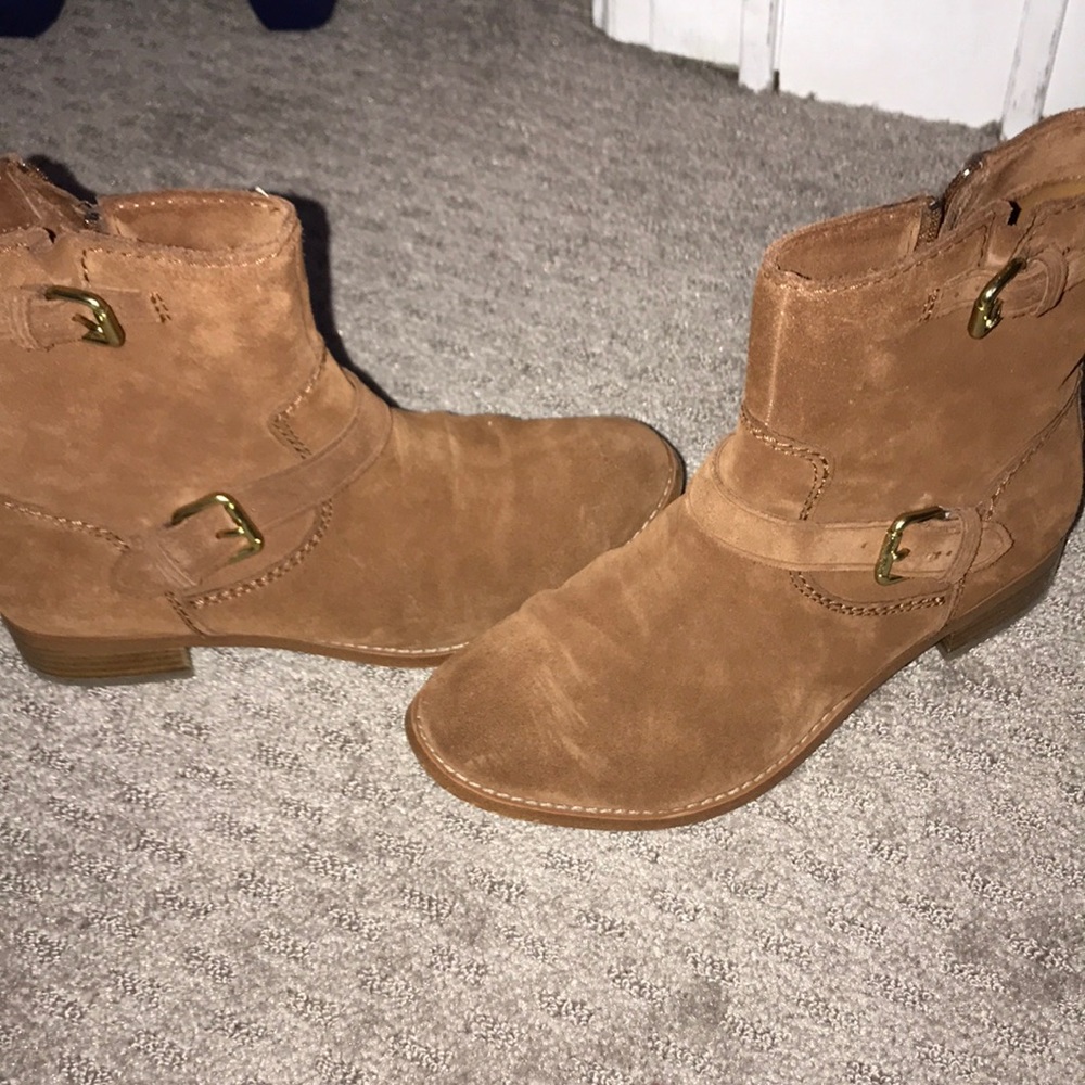 Coach boots size 8M. Alston suede gently worn